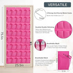 40-Pocket Over the Door Shoe Organizer - Image 3
