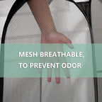 2 Pack Laundry Basket, Foldable Mesh Pop-up Laundry Hamper - Image 5
