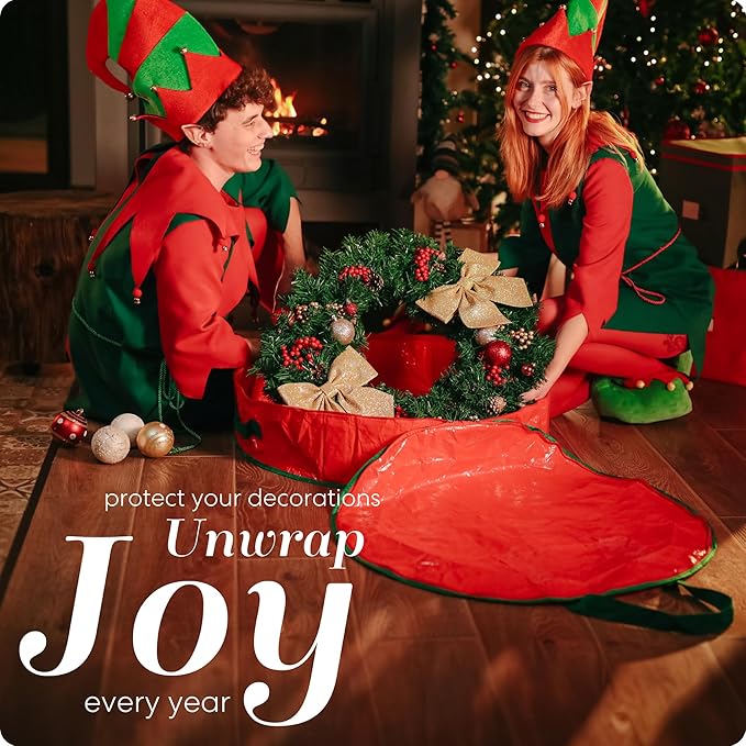 Handy Laundry Christmas Wreath Storage Bag - Image 3