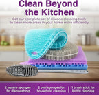 Silicone Dish Scrubber Sponges - Image 2