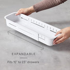 YouCopia DrawerFit Expandable Kitchen Drawer Organizer: Sliding Storage Tray - Image 2