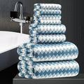 8 Piece Bathroom Towel Set |2 Oversized Bath Towels, 2 Hand Towels, 4 by MAGGEA