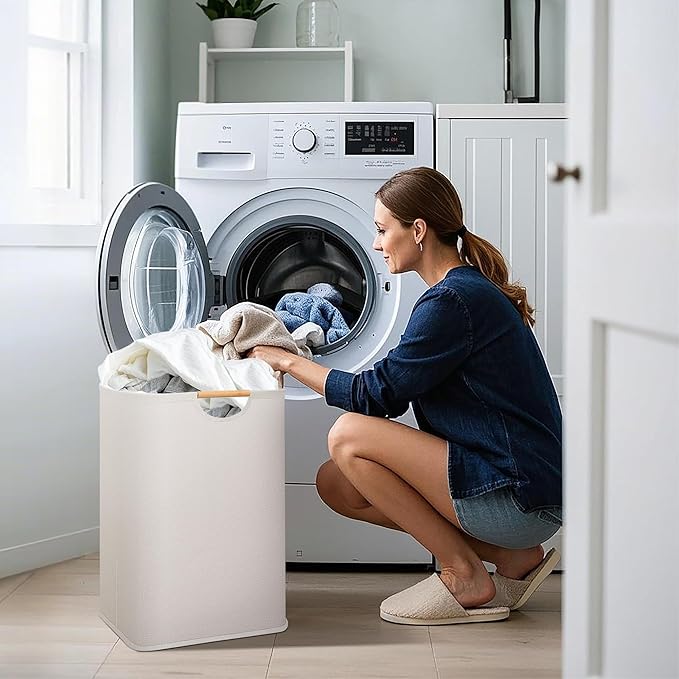 STORAGE MANIAC 3-Pack Large Laundry Hamper, 80L Collapsible Laundry Basket - Image 7