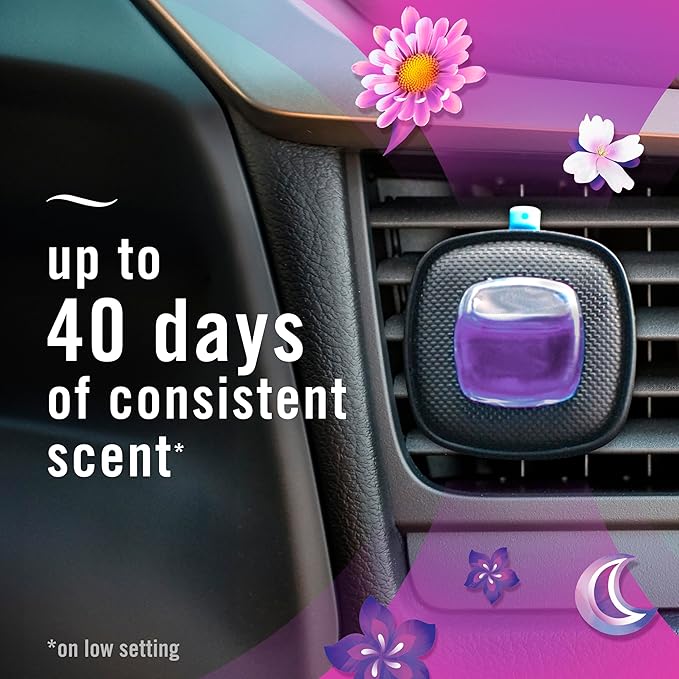 Febreze Car Air Freshener Vent Clip Gain Moonlight Breeze Scent, .07 oz. Car - Image 4