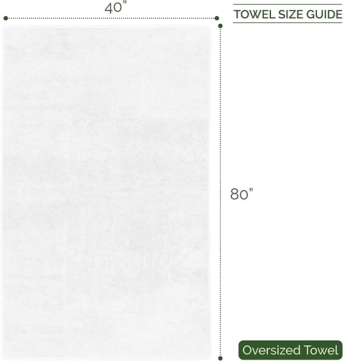 Elegant Comfort Three Line Popcorn Extra Large Luxury Bath Towel - Image 4