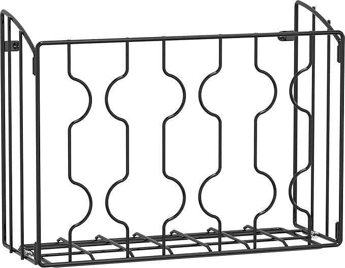 Simple Houseware Wall Door Mount Kitchen Wrap Organizer Rack - Image 5