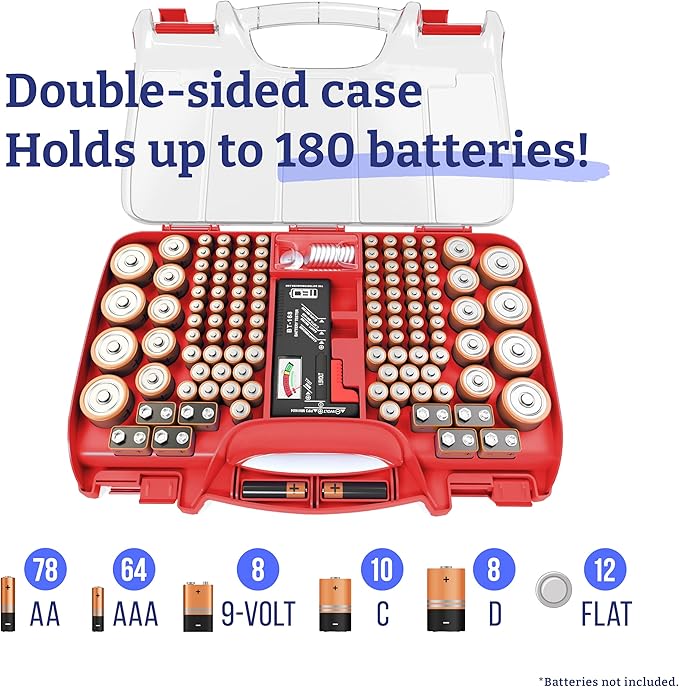 Battery Organizer Storage Case - Image 2