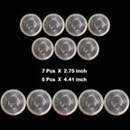 12PCS Stainless Steel Slop Basket Filter Trap, 2.75" & 4.41" Mesh Sink Drain - Image 6