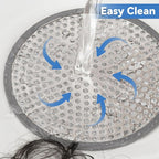 2Pcs Shower Drain Hair Catcher, 4.72" Shower Drain Cover, All-in-One Universal - Image 9