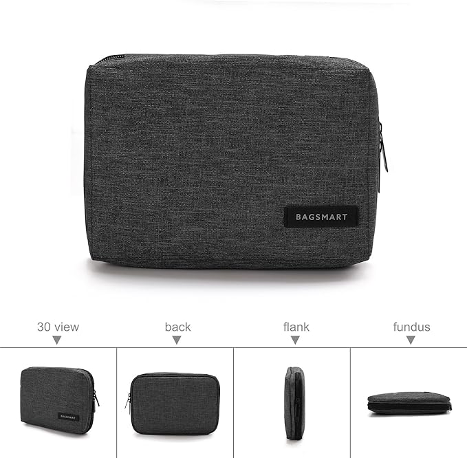 BAGSMART Electronics Organizer Travel Case, Small Cord Bag - Image 8