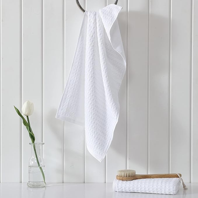 Tommy Bahama- Hand Towel Set, Highly Absorbent Cotton Bathroom Decor, Low - Image 3