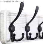 WEBI Coat Rack Wall Mount, 38 9/16" Long, 10 Hooks, Large Coat Hooks Wall - Image 7