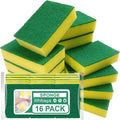 Sponges Kitchen 16 Count, Heavy Duty Scrub Sponges by Unknown