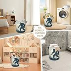Big Foot Laundry Hamper, Retro Forest Collapsible Laundry Baskets, Waterproof - Image 6