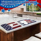 2 Pcs Memorial Day Dish Drying Mat - Image 6