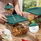 Barydat 4 Pcs Square Food Storage Containers - Image 5