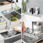 Folding Faucet Mat for Kitchen Sink Upgraded Premium Silicone Splash Guard - Image 7