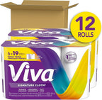 Viva Signature Cloth Paper Towels, Task Size, 12 Family Triple Rolls, 141 - Image 2