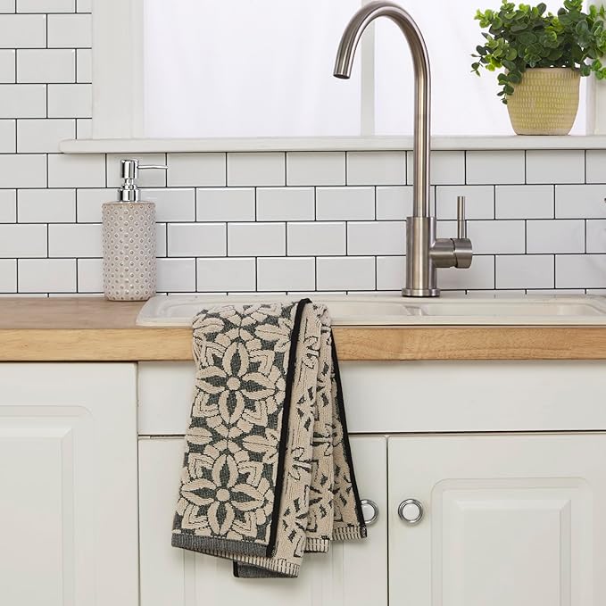 SKL Home Lisbon 100% Cotton Premium 2-Piece Hand Towel Set, 600 GSM, Reversible - Image 4