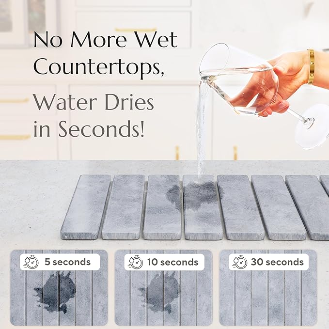 Stone Drying Mat for Kitchen Counter - Image 2