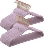 SONGMICS Slim Velvet Hangers, Non-Slip Clothes Hangers by SONGMICSbySONGMICSHOME