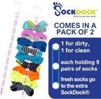 Sock Laundry Solution for Washing Drying & Storing Socks in Pairs, Clip & Hold - Image 4