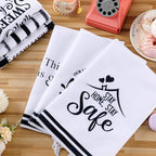 Geyoga 6 Pcs Spring Floral Kitchen Towels Flamingo Dish Hand Towels Sunflower - Image 7