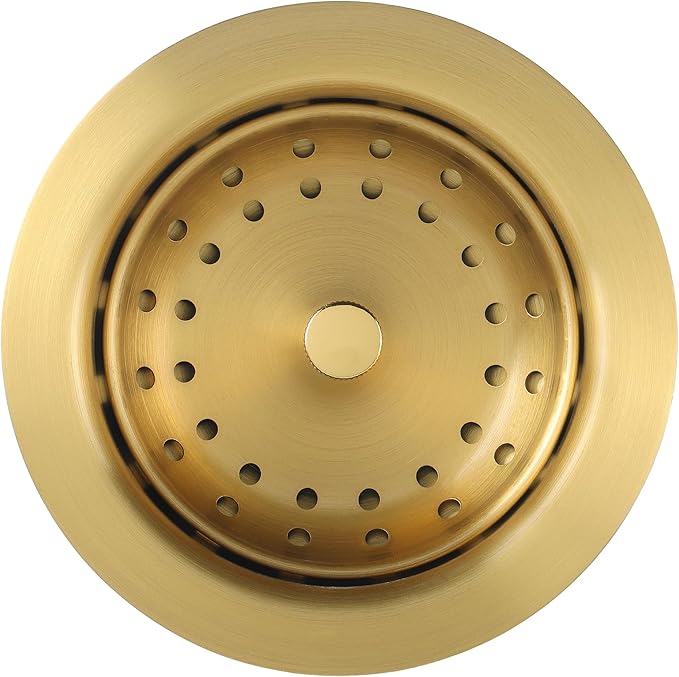 LQS Kitchen Sink Drain Assembly, Sink Drain Basket Strainer 304 Stainless Steel - Image 2
