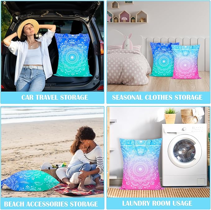 2 Pcs Large Travel Laundry Bags - Image 5