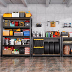 Garage Shelving,3 Tier Garage Storage Shelves,Adjustable Heavy Duty Metal Shelving Units and Storage Large Rack,Utility Steel Shelf For Shop Warehouse Industrial Pantry Basement Organizers 33"x35"x16" - Image 7