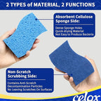 CELOX 6 Pack Non-Scratch Cellulose Scrub Sponge - Image 2