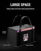 12V 100Ah LiFePO4 Lithium Battery Fireproof Safe Bag, Large Capacity - Image 6