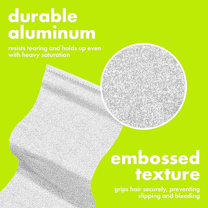 Colortrak Embossed Sheets Silver Aluminum Foil Pop-up Dispenser, 500 Pre-cut - Image 6