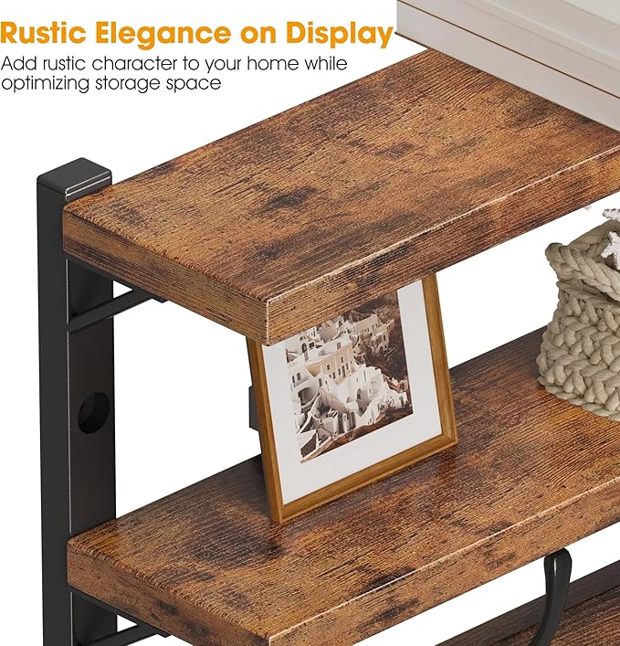 Homeiju 28.7" Coat Rack Wall Mount - Image 3
