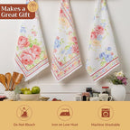Maison d' Hermine Kitchen Towels Set of 3 100% Cotton 27.50" x 20" Reusable - Image 5