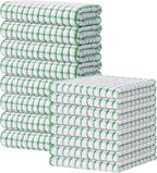 Kitinjoy Cotton 16 Pack Kitchen Towels and Dishcloths Sets, 16 x 25 Inch & 12 X by Kitinjoy