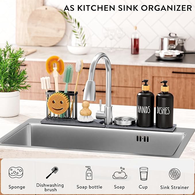 Cisily Diatomite Faucet Mat for Kitchen Sink Protectors - Image 7