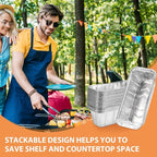 EWFEN 100 Pack Blackstone Griddle Accessories Grease Catcher Cup Liners - Image 6
