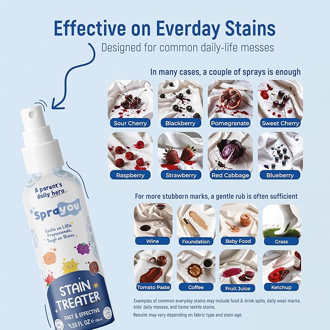 Fast & Effective Stain Treater Spray, Messy Eater Stain Treater Concentrated - Image 5