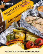 Katbite Aluminum Foil Roll, Heavy Duty 12inx150ft, 30 Micron Thick Strong Foils - Image 7