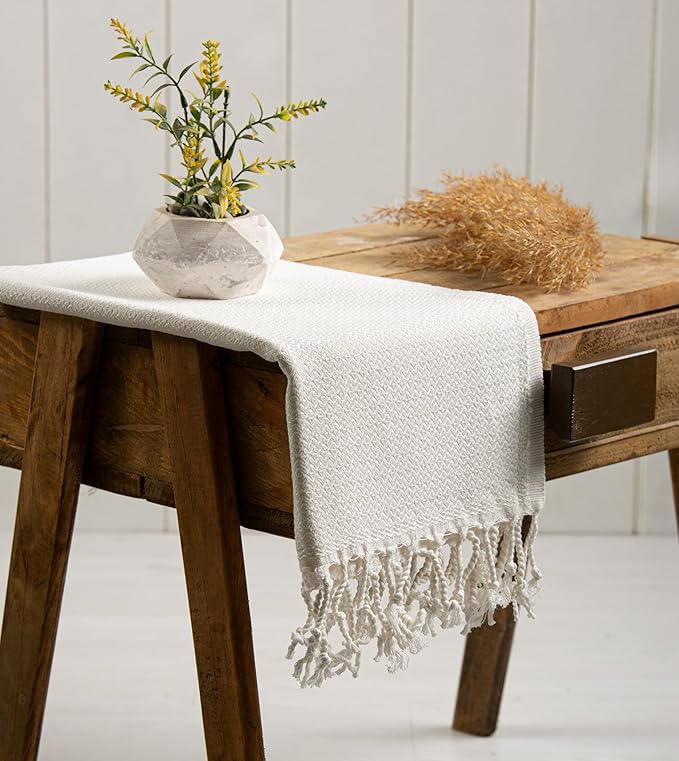 Evelynen Turkish Hand Towels for Bathroom & Kitchen Towels Decorative Set of 2 by EvelynenHome