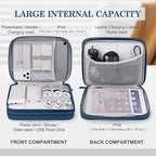 FYY Electronic Organizer, Extra Large Travel Cable Organizer Bag Pouch Portable - Image 3