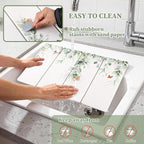 Large Stone Dish Drying Mat for Kitchen Counter, Foldable Diatomaceous Earth - Image 5