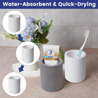 Drying Stone Toothbrush Holder, Diatomite Toothbrush Holders - Image 6