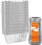 100-Pack Drip Pans Liners for Blackstone Griddle Accessories, Aluminum Foil Pan by Findful