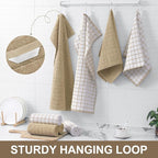 Homaxy Premium Cotton Kitchen Towels 16"x 28", Large Natural Ring Spun 390 GSM - Image 6
