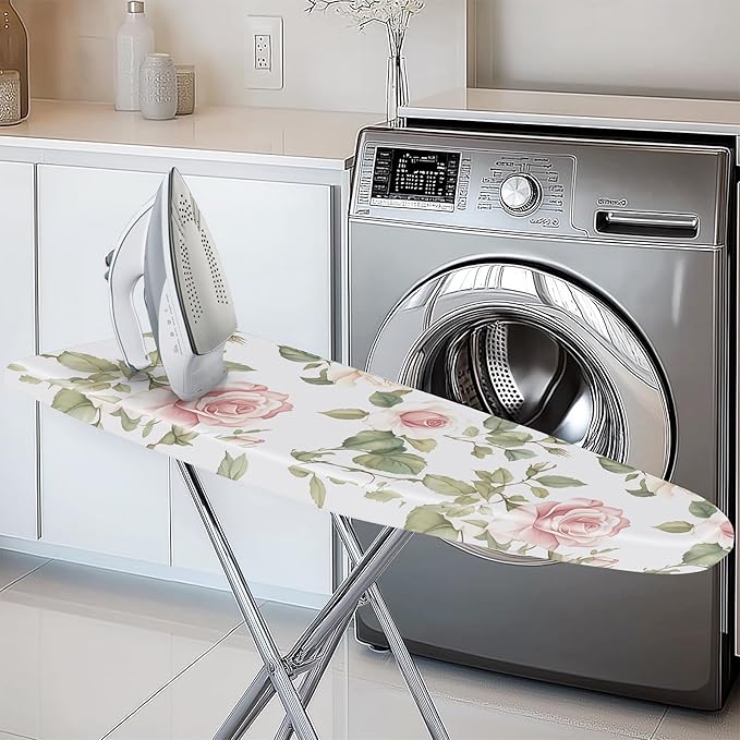 Floral Ironing Board Cover 17.7"x49", Standard Size Iron Board Covers - Image 5