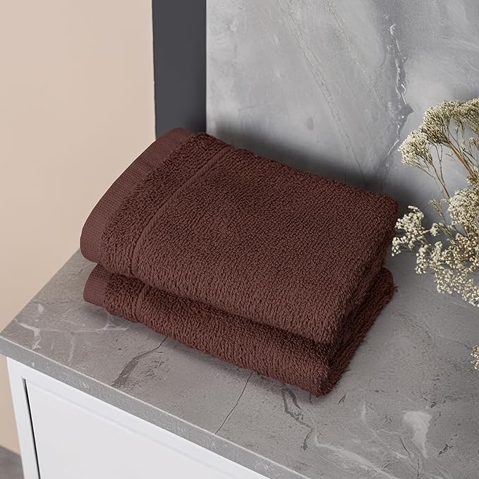 Tens Towels Pack of 12 Washcloths, 12 x 12 Inches, Lighter Weight, Quick to Dry - Image 2