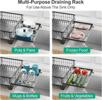 GSlife Expandable Dish Drying Rack - Image 8