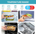Vtopmart 2Pack 1500ml/50.7oz Large Glass Storage Containers - Image 7